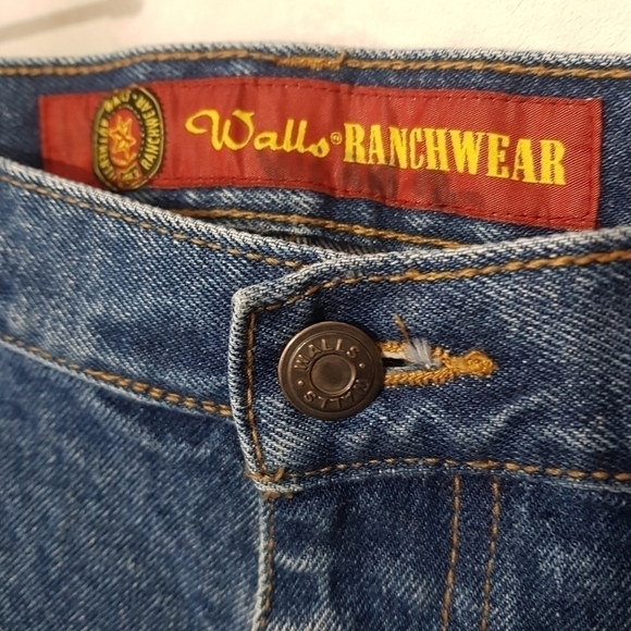 Walls Ranchwear Blue Denim Jeans, 38" Inseam - Picture 7 of 11